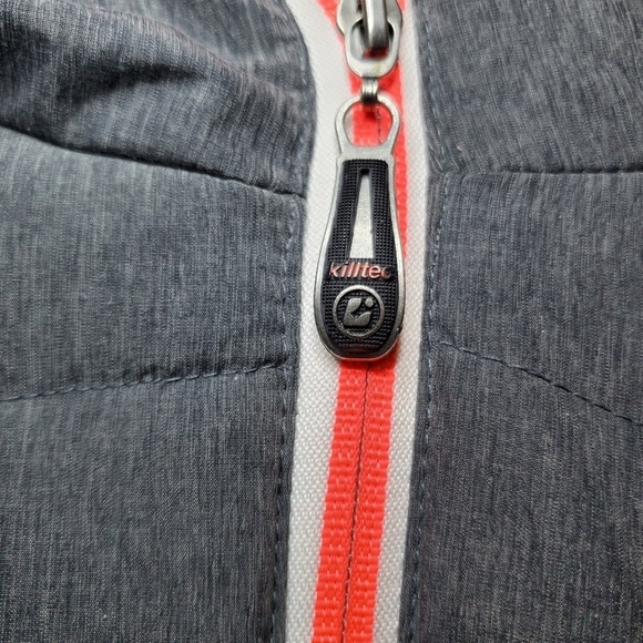 KILLTEC Level 5 Gray Ski Jacket with Detachable Hood Sz 8 - Picture 9 of 16